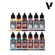 Kit SQUIDMAR - Dark Paint Set (12*18mL + 1 Figurine)