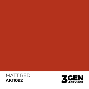 MATT RED 17mL