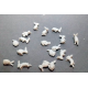 Mini-Set Lapins échelle 28-32mm (18 pièces)