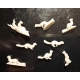 Mini-Set Belettes / Fouines / Martres / Visons échelle 28-32mm (16 pièces)