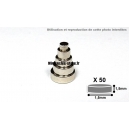 Aimants N&eacute;odyme 1.5mm x 1.5mm (x50)