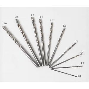 Set de 10 For&ecirc;ts diam&egrave;tres 0.8 &agrave; 3mm