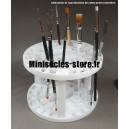 Support &agrave; pinceaux et outils en plastique