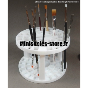 Support &agrave; pinceaux et outils en plastique