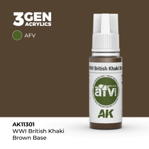 WWI BRITISH KHAKI BROWN BASE &ndash; AFV 18mL