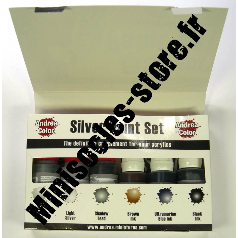 Kit de peinture Metal Argent - Minisocles-store