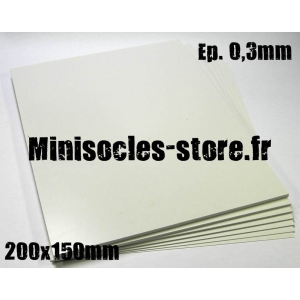 Carte plastique 200x150x0.3