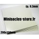 Carte plastique 200x150x0.3