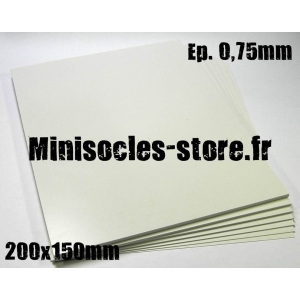 Carte plastique 200x150x0.75