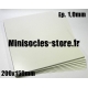 Carte plastique 200x150x1.0