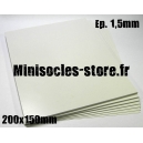 Carte plastique 200x150x1.5