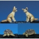 Set d'animaux méditerranéens et africains (x9) Echelle 54mm