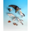 Set d'animaux marins (x8) Echelle 54mm