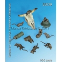 Set de rats (x10) Echelle 54mm