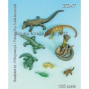 Set de reptiles (x8) Echelle 54mm