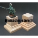 Socle cube hêtre brut - 3cm 