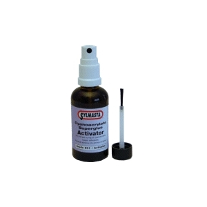 Activateur de Superglue avec Pulvérisateur et Pinceau 50 mL