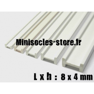 Tige pour poutre métallique en I 8x4mm