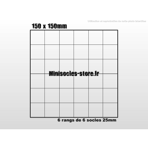 Plateau de mouvement 150x150mm