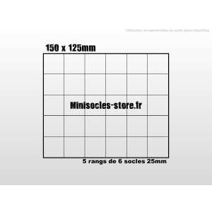 Plateau de mouvement 150x125mm