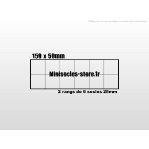 Plateau de mouvement 150x50mm