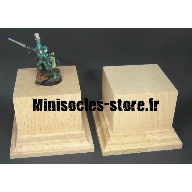 Socle peint 80mm - Minisocles-store