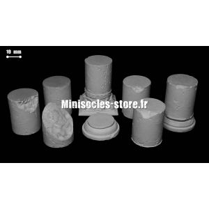 Set de Colonnes lisses (x8)