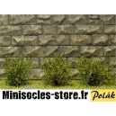 Arbustes 15 mm Fleurs jaune foncé MINISOCLES