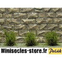 Arbustes 15 mm Vert Bouleau feuilles fines MINISOCLES