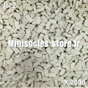 Pavés 1/72 Type W (x2000) Gris Clair