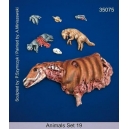 Set d'animaux morts / carcasses (x7) Echelle 54mm