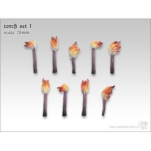 Torches 28-32mm (x9)