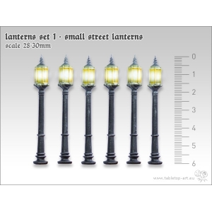 Lampadaires (x6) 28mm