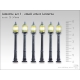 Lampadaires (x6) 28mm