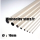 Profil acrylique transparent pour stalactites1mm