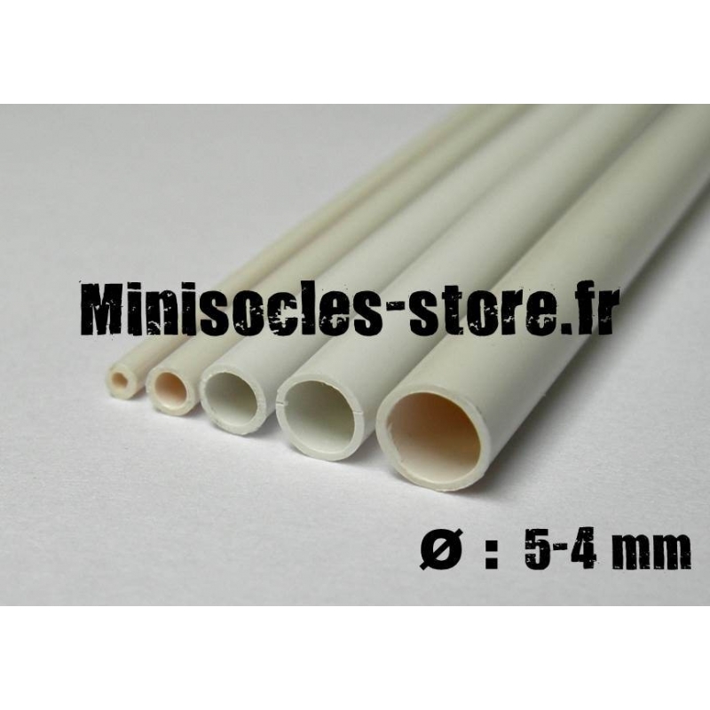 Tube plastique diamètre 5-4mm (30cm) - Minisocles-store