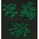 Photo découpe Papier Set N°1 de Feuilles Vertes 1:35 MINISOCLES