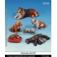 Set de chiens (x6) Echelle 54mm