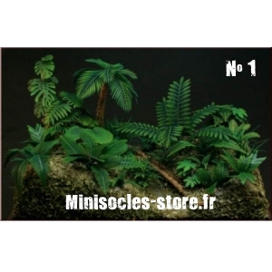 Photo Découpe Papier Plantes Jungle (N°1) 1:35