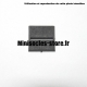 Socle carré 25 mm CITADEL avec fente droite PLASTIQUE NOIR (x1)
