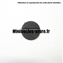 Socle rond 25 mm CITADEL avec fente PLASTIQUE NOIR (x1)