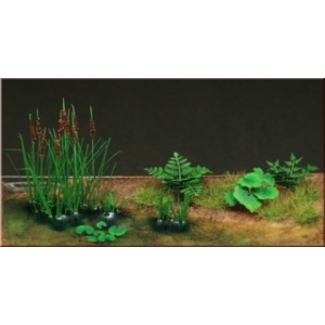 Photo Découpe Papier Six Plantes 1:72