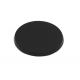 Socle rond 55 mm plein PLASTIQUE NOIR (x1)