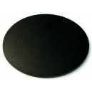 Socle Ellipse 120mm plein PLASTIQUE NOIR (x1)