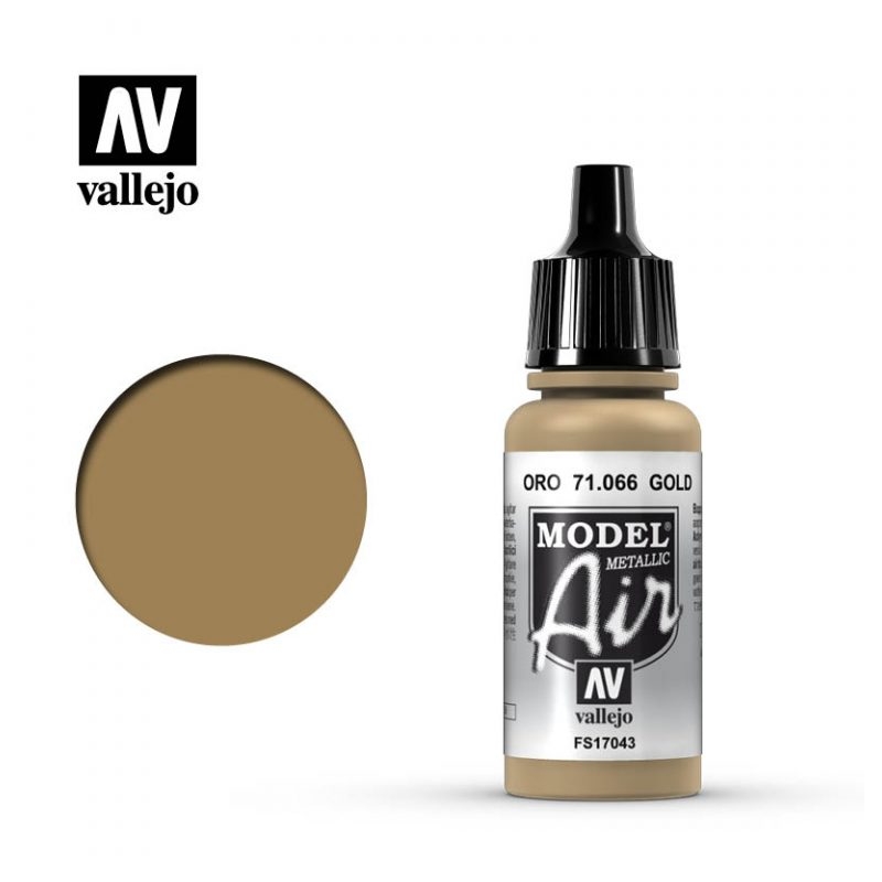 Peinture Métallique Aérographe : Or Brillant (17mL) - Minisocles-store