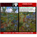 Kit Résine + Photo Découpe Plastique Plantes Jungle (N°5) 1:35