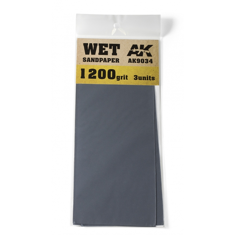 Papier de verre Ultra Fin WET (1200) - Minisocles-store