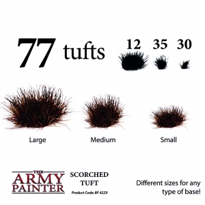 Set de 77 Touffes brunes/brûlées (Scorched Tuft)