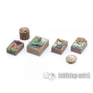 Caisses/Corbeilles de l&eacute;gumes 28-32mm