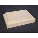 Socle carré plat 130 x 90mm